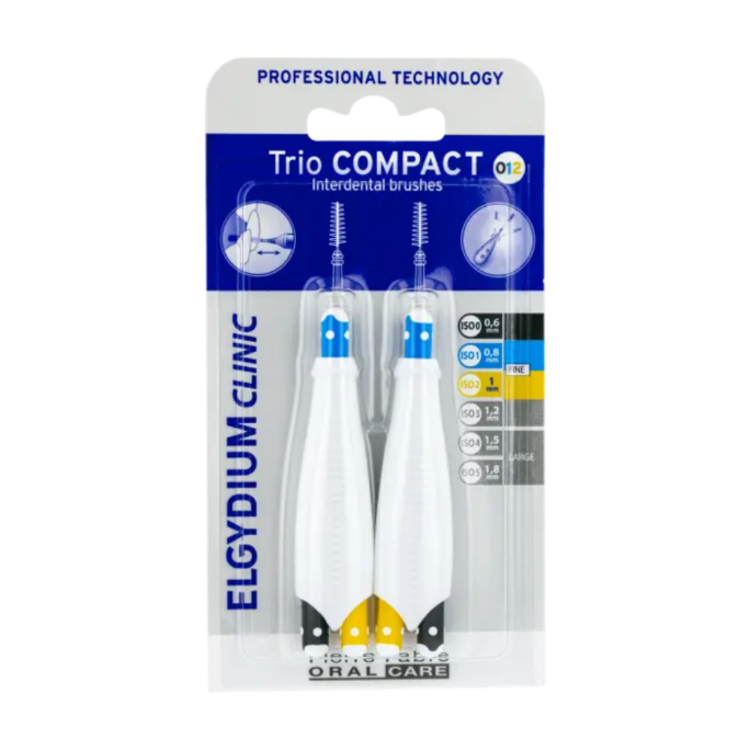 Elgydium Clinic Trio Compact Mix 012 - szczoteczki między zębowe