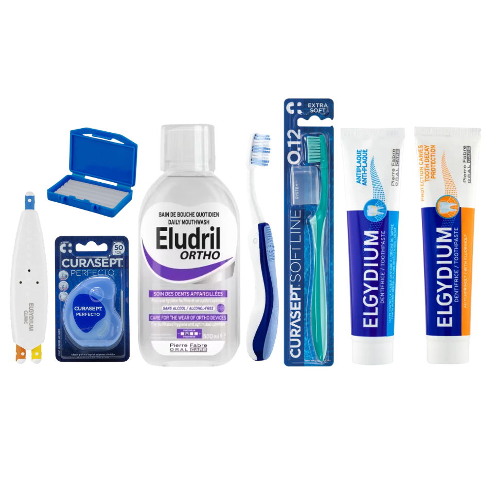 Zestaw Ortodontyczny po założeniu aparatu stałego