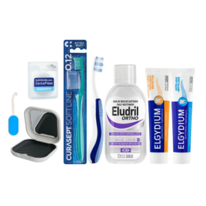 Zestaw ortodontyczny dla noszących nakładki ortodontyczne
