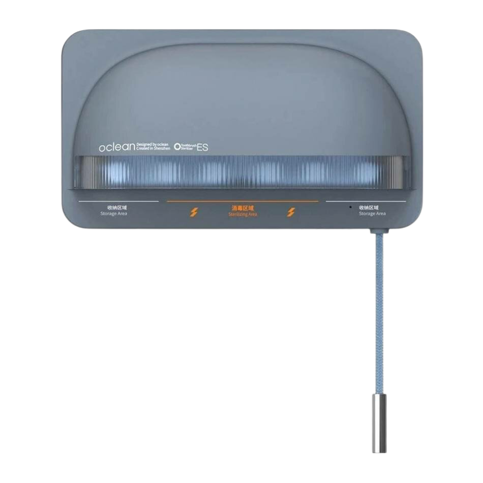 Oclean uchwyt na szczoteczki z funkcją dezynfekcji szary S1