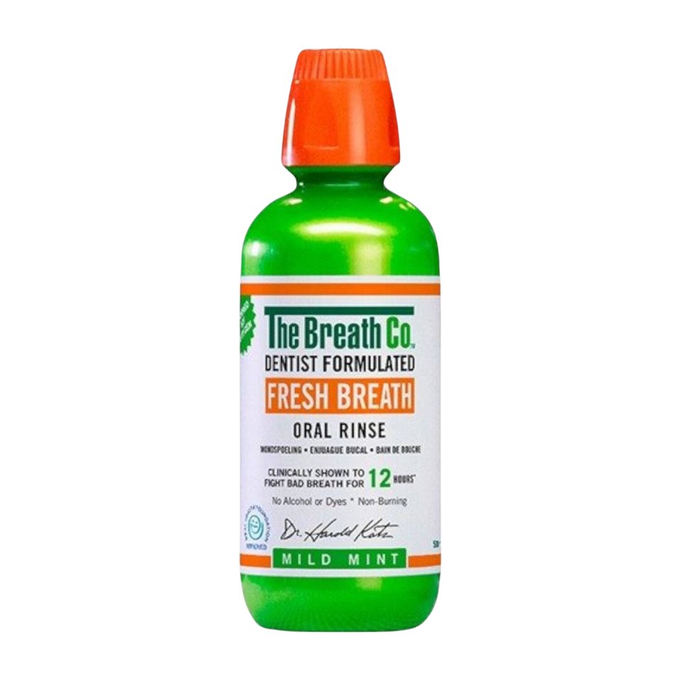 The Breath Co Płyn do higieny jamy ustnej - Orzeźwiająca Mięta 500ml - 1 The Breath Co Płyn do higieny jamy ustnej - Łagodna Mięta 500ml