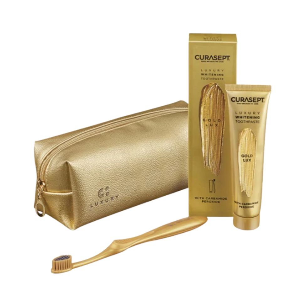 Curasept Gold Luxury - zestaw - 2 Curasept Gold Luxury - zestaw
