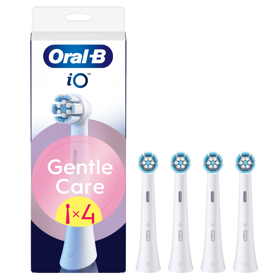Oral-B Gentle Care białe końcówki do szczoteczki iO Delikatna pielęgnacja 4szt.