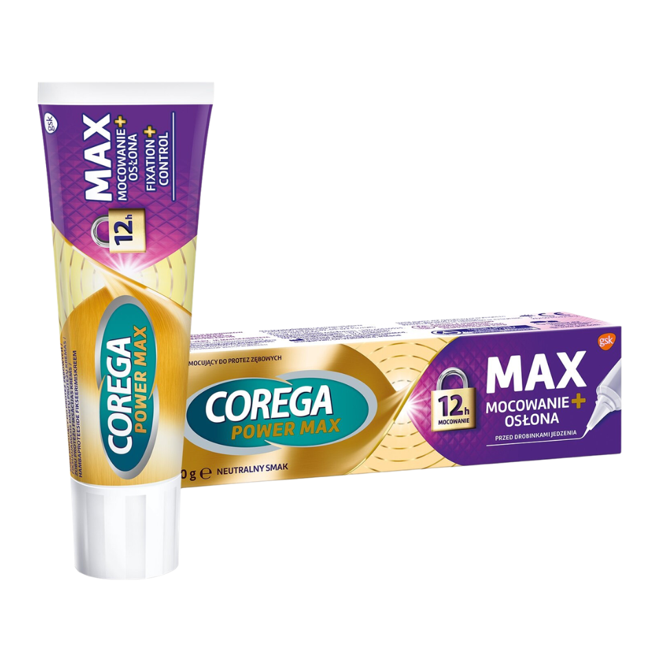 Corega Max Mocowanie i Osłona krem 40g